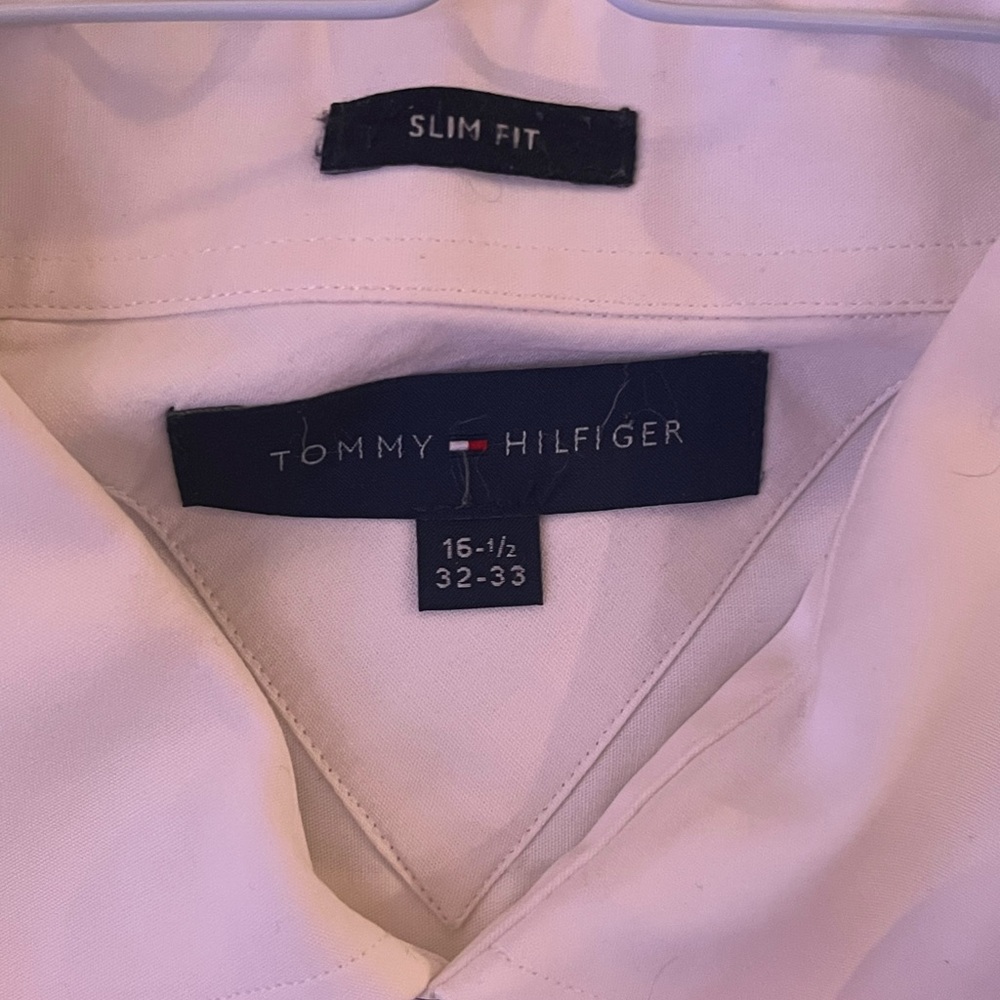 Tommy Hilfiger White Dress Shirt - Slim Fit